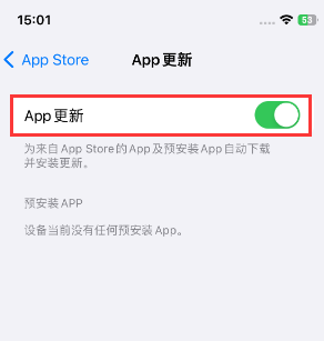 钟楼苹果15维修中心如何让iPhone15APP自动更新